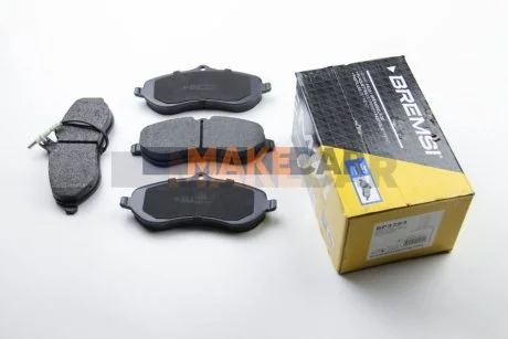 Гальмівні колодки перед. Scudo/Expert 07- для BREMSI BP3283 фото товару