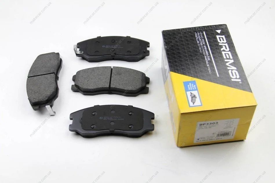 <strong>Гальмівні колодки перед. Chevrolet Captiva 06- (akebono) BREMSI BP3303 (фото 1)</strong>