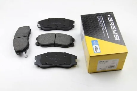 Гальмівні колодки перед. Chevrolet Captiva 06- (akebono) для BREMSI BP3303 фото товару