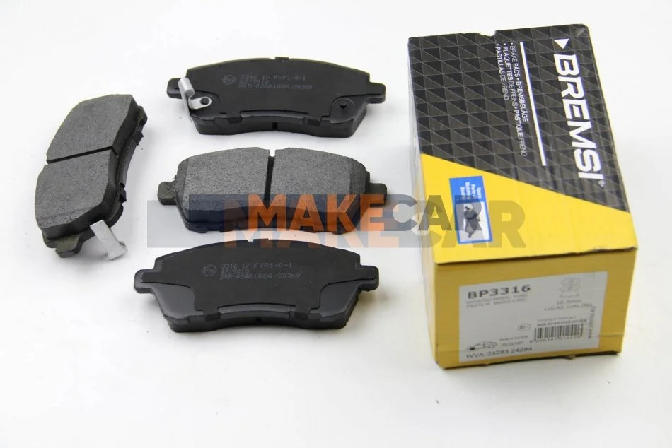 <strong>Гальмівні колодки перед. Ford Fiesta VI 08- (TRW) BREMSI BP3316 (фото 1)</strong>
