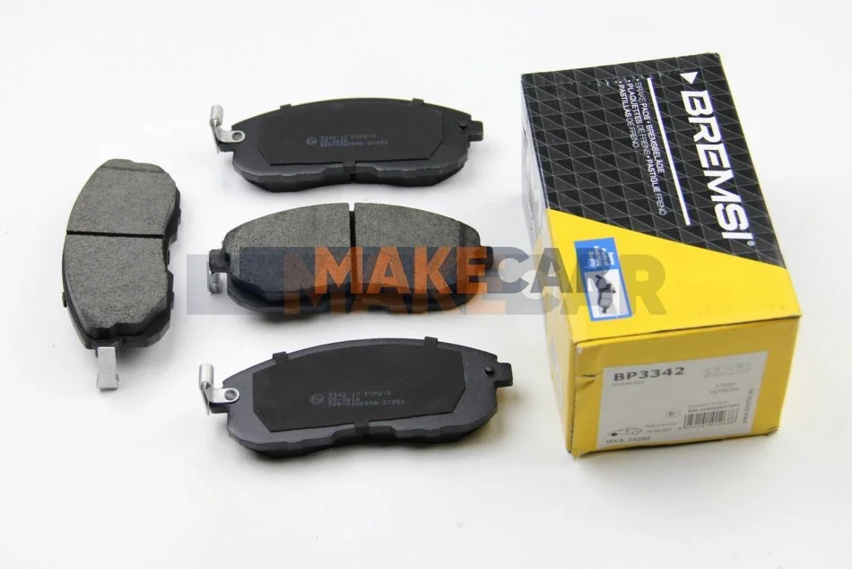<strong>Гальмівні колодки перед. Suzuki SX4 06-/Nissan Tiida 07-12 (Hitachi) BREMSI BP3342 (фото 1)</strong>