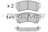 <strong>Гальмівні колодки пер. Mazda 6 02-13 (akebono) BREMSI BP3343 (фото 1)</strong>