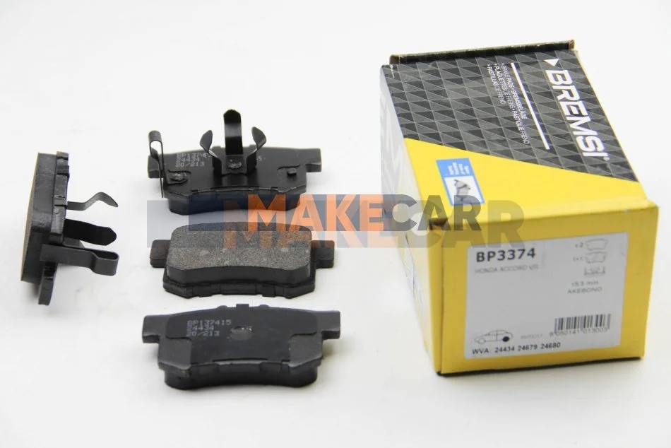 <strong>Гальмівні колодки зад. Honda Accord VIII/CR-V 01-06 08- (akebono) BREMSI BP3374 (фото 1)</strong>