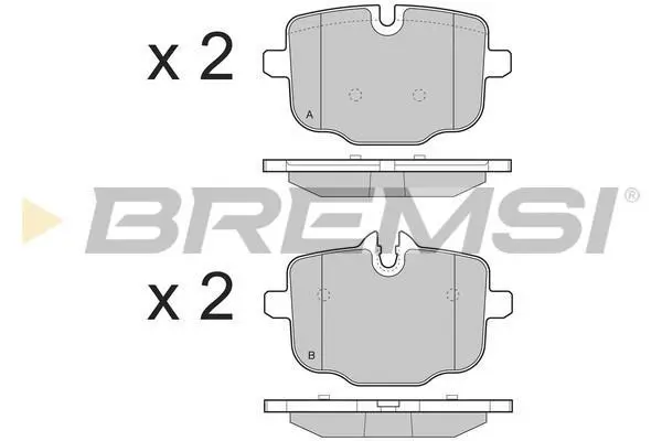 <strong>Гальмівні колодки зад. BMW 5 (F10) 10- (ATE) BREMSI BP3450 (фото 1)</strong>