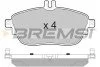 <strong>Гальмівні колодки пер. MB A-CLASS/B-CLASS 12-/Infiniti QX30 15- BREMSI BP3496 (фото 1)</strong>