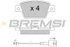 <strong>Гальмівні колодки зад. Alfa Romeo Mito/Fiat Bravo 99- BREMSI BP3511 (фото 1)</strong>