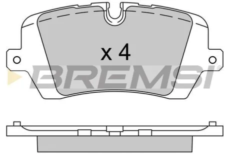 Гальмівні колодки зад. Range Rover IV 12- /Range Rover Sport 13- (TRW) для BREMSI BP3533 фото товару