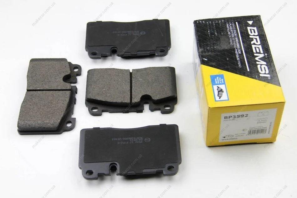 <strong>Гальмівні колодки перед. Audi A6/A7/Q5 10- (Brembo) BREMSI BP3592 (фото 1)</strong>