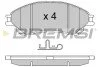 <strong>Гальмівні колодки пер. SUZUKI SX4 S-CROSS/VITARA 1.0-1.6 15- (AKEBONO) BREMSI BP3603 (фото 1)</strong>
