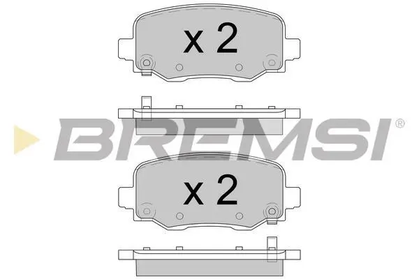 <strong>Гальмівні колодки зад. Fiat 500X/Jeep Renegade 14- (TRW) BREMSI BP3604 (фото 1)</strong>