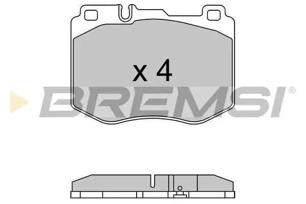 <strong>Гальмівні колодки пер. MB C-Class (W205)/E-Class (W213) 13-23 (BREMBO) BREMSI BP3634 (фото 1)</strong>