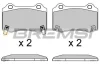 <strong>Гальмівні колодки задн. Tesla Model S/X 12- (Brembo) BREMSI BP3649 (фото 1)</strong>