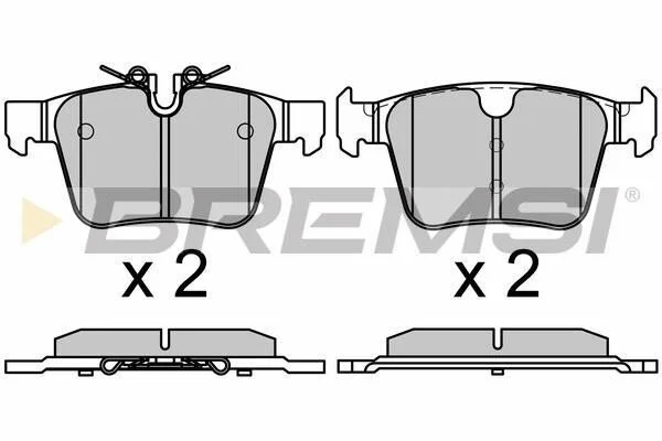 <strong>Гальмівні колодки зад. Volvo S60/S90/V60/V90/XC40/XC60/XC90 16- BREMSI BP3664 (фото 1)</strong>