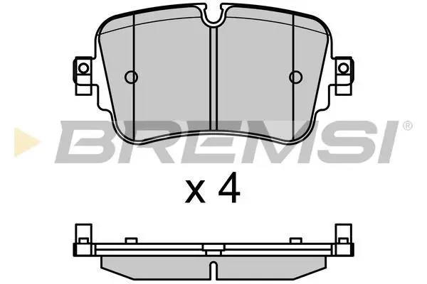 <strong>Гальмівні колодки зад. Audi A6/A7/A8/Q7/Q8/VW Touareg 18- BREMSI BP3686 (фото 1)</strong>