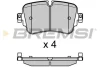 <strong>Гальмівні колодки зад. Audi A6/A7/A8/Q7/Q8/VW Touareg 18- BREMSI BP3686 (фото 1)</strong>
