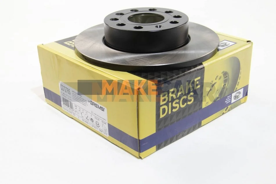 <strong>Тормозной диск зад. Caddy III (260x12) BREMSI CD7276S (фото 1)</strong>