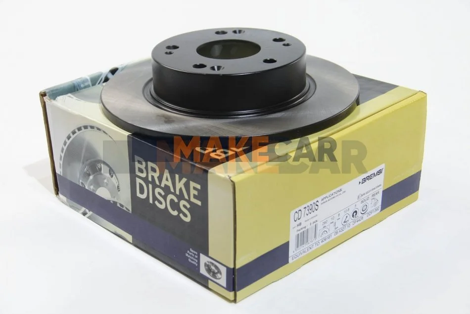 <strong>Гальмівний диск зад. Honda Accord 04-08 (260x10) BREMSI CD7390S (фото 1)</strong>