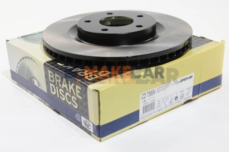 Тормозной диск перед. Qashqai/Juke/X-Trail/Kaleos I 07- (295x26) BREMSI CD7589V