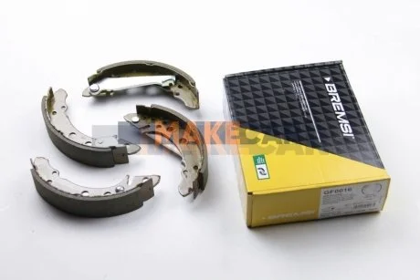 Гальмівні колодки зад. Golf I/II/Passat/Polo/Audi 80 >01 (ATE) для BREMSI GF0016 фото товару