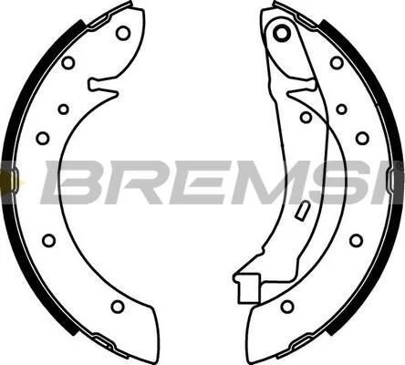 <strong>Гальмівні колодки зад. 405/Berlingo/Partner/Xsara (96-21) BREMSI GF0106 (фото 1)</strong>