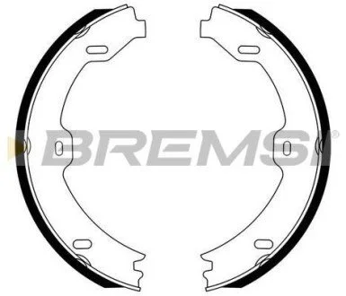 Гальмівні колодки зад. MB E-class (W211/W212) 1.8-5.5 02-09 (ATE-TEVES) для Mercedes BREMSI GF0312 фото товару