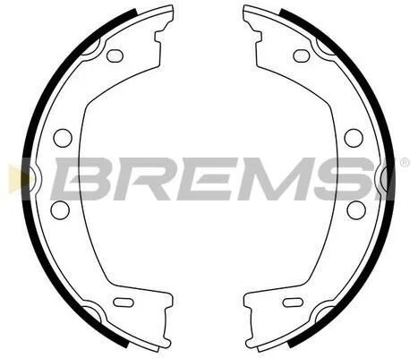 <strong>Гальмівні колодки зад. FREELANDER 2.0-3.2 06-14 (LUCAS GIRLING) BREMSI GF0442 (фото 1)</strong>