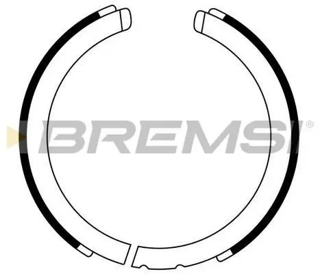 <strong>Колодки ручного гальма Korando/Rexton/Actyon/Kyron/CX9/CX7/VXR8 96- BREMSI GF0875 (фото 1)</strong>