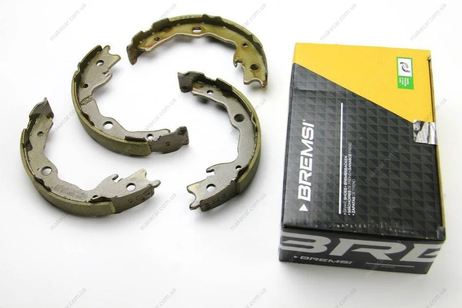 <strong>Колодки ручного гальма Juke 10-/ X-Trail (T31) 07-13/ Qashqai 07-13/Leaf 10- BREMSI GF0876 (фото 1)</strong>