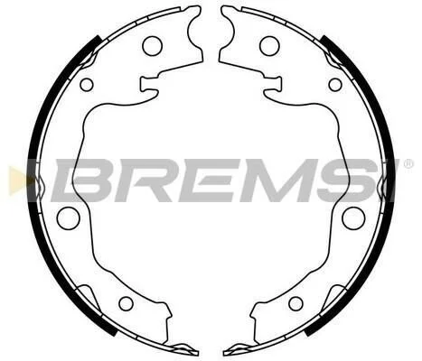 <strong>Гальмівні колодки зад. Leaf/Tiida/Pulsar/Sentra/Juke/Cube/Qashqai/X-Trail/RAV 4/Koleos 07- BREMSI GF0976 (фото 1)</strong>