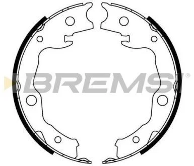 Гальмівні колодки зад. Leaf/Tiida/Pulsar/Sentra/Juke/Cube/Qashqai/X-Trail/RAV 4/Koleos 07- для Infiniti, Nissan BREMSI GF0976 фото товару