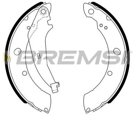 <strong>Гальмівні колодки зад. Fabia/Polo 06-21 (LUCAS/TRW) BREMSI GF4810 (фото 1)</strong>
