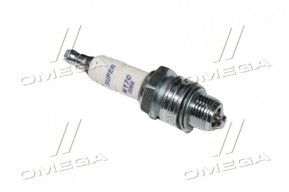 <strong>Свеча зажигания 402 (зазор 0,7мм) б/резистора (1шт) SUPER BRISK N17C (фото 1)</strong>