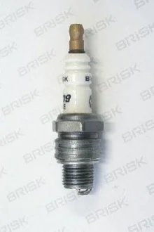 Свічка запалювання 402 (зазор 0,55мм) з резистором (п/газ) (1шт) SILVER для BRISK NR15S фото товару