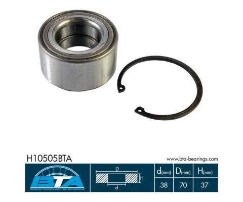<strong>Підшипник колеса,комплект BTA H10505BTA (фото 1)</strong>