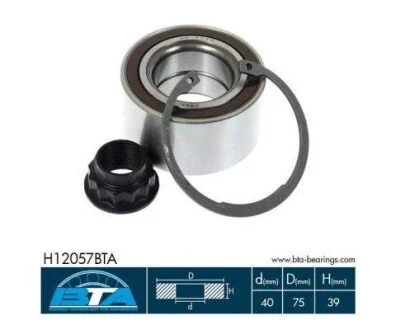 Підшипник колеса,комплект для Subaru, Toyota BTA H12057BTA фото товару