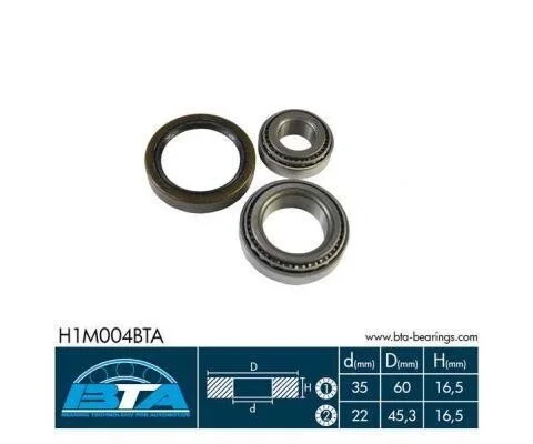 <strong>Підшипник колеса,комплект BTA H1M004BTA (фото 1)</strong>