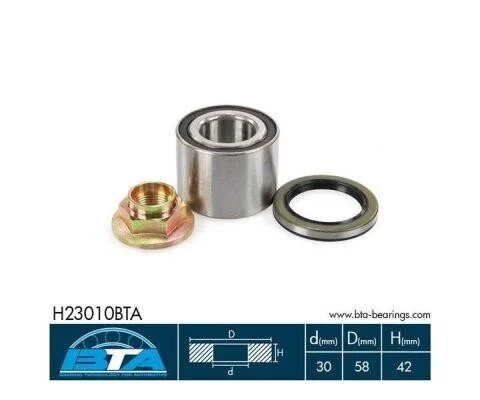 <strong>Підшипник колеса,комплект BTA H23010BTA (фото 1)</strong>