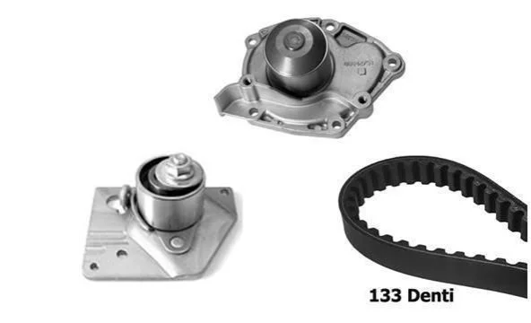 <strong>BUGATTI NISSAN К-кт ГРМ (помпа + ремень + ролик) Primera,Laguna II,Scenic 1.9dCi 02- Bugatti KBU10051A (фото 1)</strong>