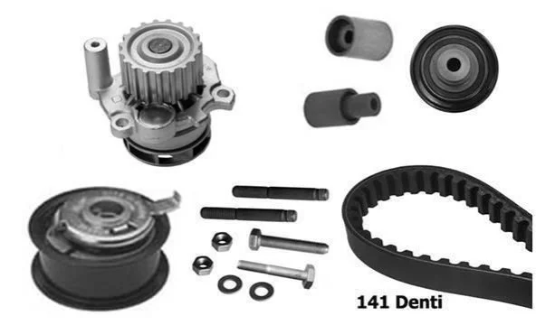 <strong>Комплект ГРМ (+ помпа)) Caddy II/Octavia/Golf IV/Polo 1.9TDI -04 Bugatti KBU5116B (фото 1)</strong>