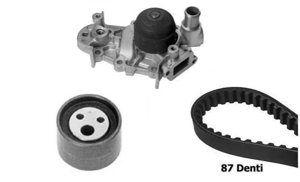 <strong>BUGATTI RENAULT К-кт ГРМ (помпа +ролик+ремень) KANGOO 97-, RENAULT CLIO II 98-10 Bugatti KBU7717A (фото 1)</strong>