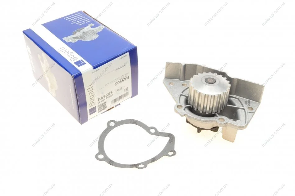 <strong>Помпа системи охолодження Citroen Xantia/Xsara/Peugeot 306/406 1.8i 16V 95-03 (20z) (B/B) (6 лоп) PEUGEOT / CITROEN Bugatti PA5505 (фото 1)</strong>