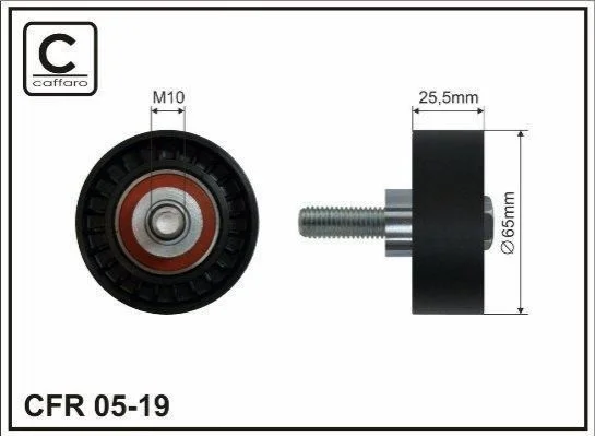 <strong>Ролик FIAT / JEEP / ALFA ROMEO / LANCIA CAFFARO 05-19 (фото 1)</strong>