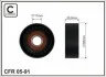 <strong>Ролик натяжний CITROEN 2.0HDi/2.2HDi/FOR d=65 s=2 CAFFARO 05-91 (фото 1)</strong>
