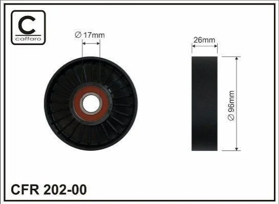 <strong>Ролик CAFFARO 20200 (фото 1)</strong>