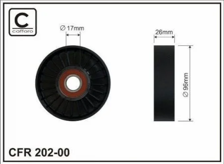 Ролик для CAFFARO 20200 фото товару