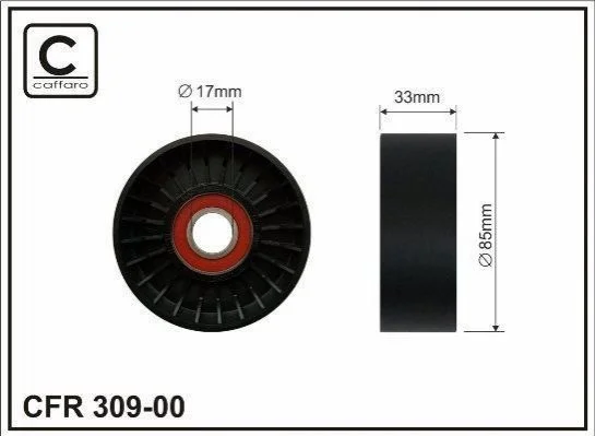 <strong>Ролик CAFFARO 309-00 (фото 1)</strong>