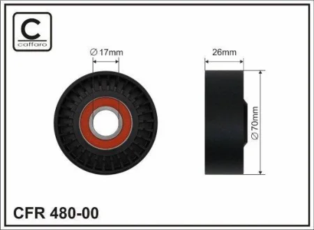 Ролик BMW для CAFFARO 48000 фото товару