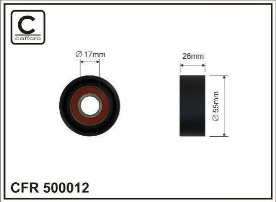 <strong>Ролик CAFFARO 500012 (фото 1)</strong>