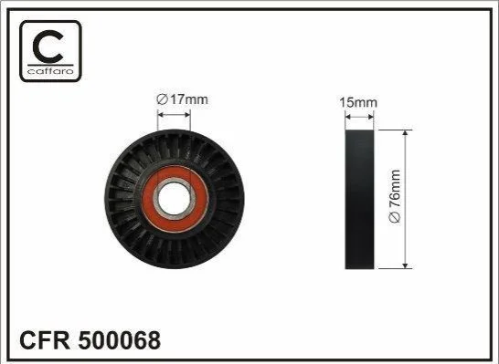 <strong>Ролик CAFFARO 500068 (фото 1)</strong>