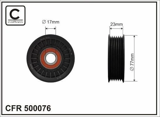 <strong>Ролік CHRYSLER / DODGE CAFFARO 500076 (фото 1)</strong>